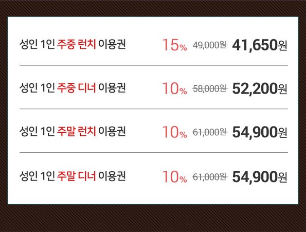 쿠팡 모바일 [김포공항점/마포공덕점] 롯데시티호텔 나루뷔페